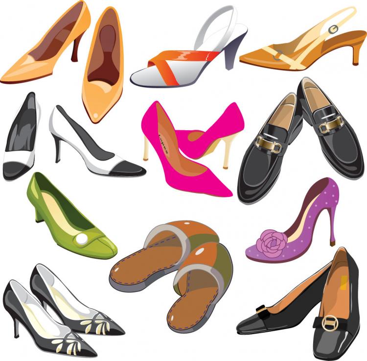 Free Shoes (7863) Free AI, EPS Download / 4 Vector